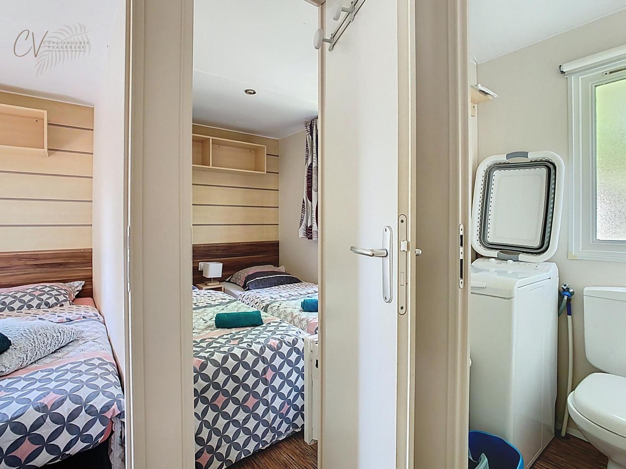 Mobil home 3 Chbr 2sdb 44m2 la Carabasse Vias Exterior foto